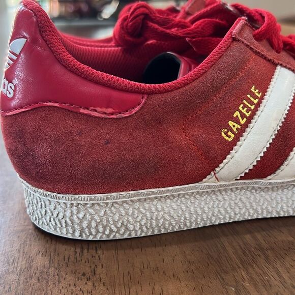 RARE 2013 Adidas Gazelle G96681 Men’s 8 Red Suede Sneakers Vintage Y2K - Picture 11 of 11